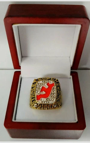 Scott Stevens - 2000 New Jersey Devils Stanley Cup Hockey Ring WITH Wooden Box Cover