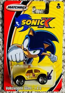 Sonic the Hedgehog Volkswagon Beetle ~ Sonic X Matchbox