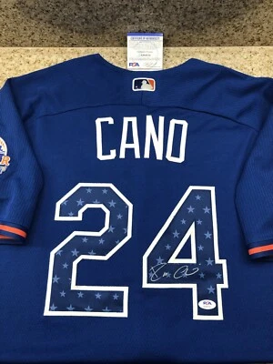 ROBINSON CANO SIGNED 2013 ALL STAR GAME ASG AUTHENTIC YANKEES JERSEY 52 PSA COA - Image 1 of 4