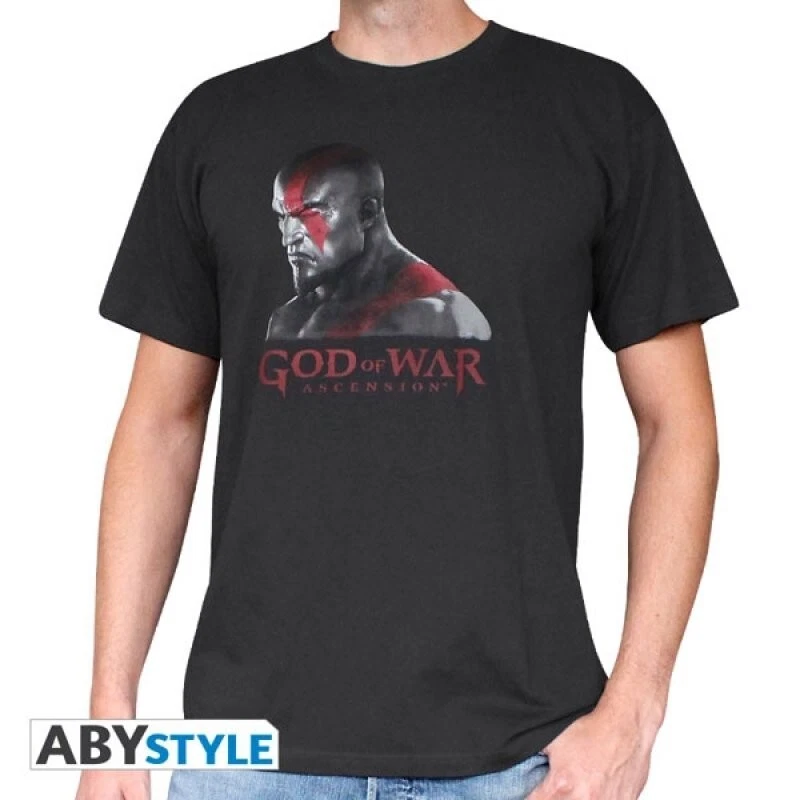 Camiseta Oficial God of War Ascension Abystyle Kratos Logo GRANDE NUEVA Foto 1 de 1