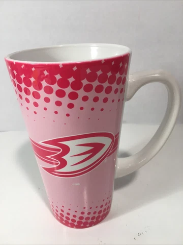 NHL Anaheim Ducks Pink Ceramic Coffee Cup Mug Cover