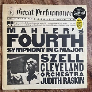 MAHLER - 4TH SYMPHONY - SZELL EX(sleeve)/ MINT VINYL LP - Picture 1 of 12