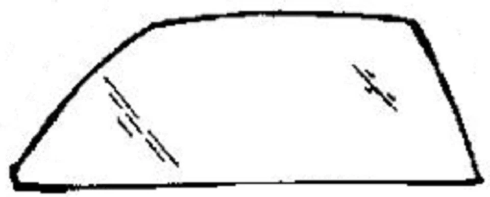Fits Subaru DL GL GL-10 RX 1985 4 Door Sedan Driver Left Side Front Door Glass - Image 1 of 1