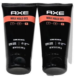 2 Pack Axe Max Hold Gel Alcohol Free 12h Non Sticky 5oz - Picture 1 of 1