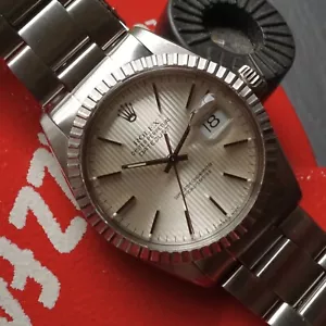 Rolex Datejust Ref. 16030 Stahl 36 mm Gobelin Zifferblatt Oyster Armband 1980 - Bild 1 von 17