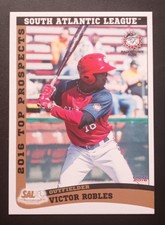 2016 SAL Top Prospects Victor Robles #15 Hagerstown Suns