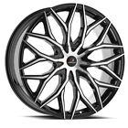 20X8.5 Cavallo Clv-37 Gloss Black & Machined Wheel 6X135/6X5.5 (20Mm)