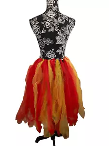 Handmade Girls Tulle Tutu Skirt Halloween Costume Dress Up Ballerina - Picture 1 of 7