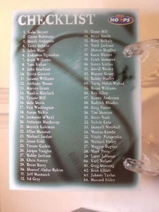 1998-99 SkyBox NBA Hoops    #166 - Checklist: 1-128   98-209 - Imagen 1 de 2