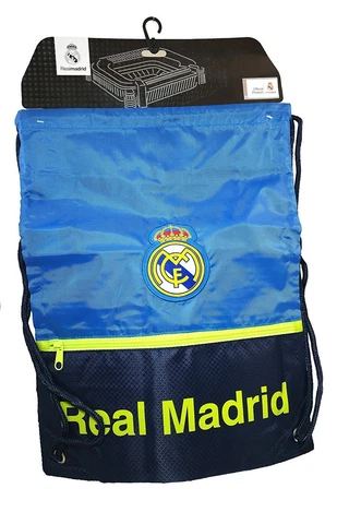Real Madrid C.F. Authentic Official Licensed Soccer Cinch Bag (Medium, Real M Cover