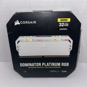 CORSAIR Dominator Platinum RGB 32GB (2x16GB) DDR5 „open box” Szybka wysyłka - Zdjęcie 1 z 9