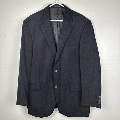 Andrew Fezza - ACTIVOS | Blazer de terciopelo con dos botones | Negro 46 Foto 1 de 4