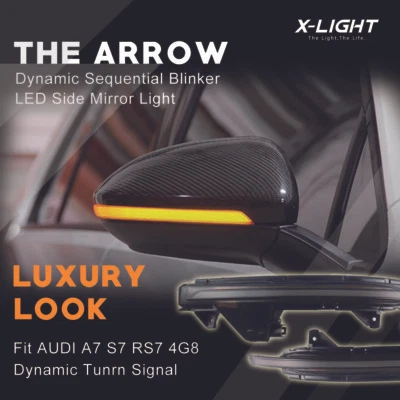 Luz LED intermitente dinámico para Audi A7 A7 S7 RS7 4G8 2010-2017  Foto 1 de 4