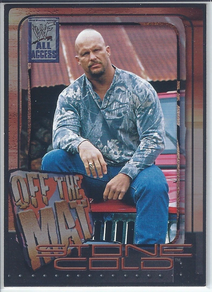 Stone Cold Steve Austin 2002 Fleer WWF WWE Off The Mat Trading Card #57 - Image 1 of 1