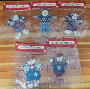 LOT 5 NOS Little Buddies Muslin Shapes By Sew Little Pattern Co. Westwater Ent. - Picture 1 of 12