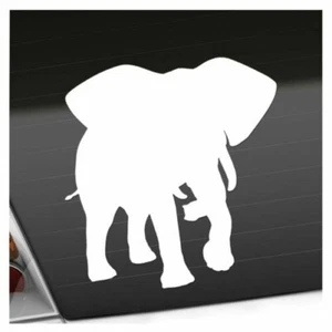 Autocollants D'Éléphant Motif 4 - Animaux À Trompe 25 Couleurs Néon Mat - Imagen 1 de 33