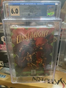 Onslaught (1991) (Sega Genesis, 1991) CGC Graded 6.0 B+ WATA VGA Sealed New - Picture 1 of 3