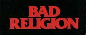 BAD RELIGION red logo 2004 PRINTED CLOTH PATCH official - no longer made VINTAGE - Picture 1 of 3