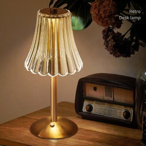 Touch Table Desk Lamp Rechargeable Night Lights Adjustable Dimmable Cordless - Picture 1 of 12