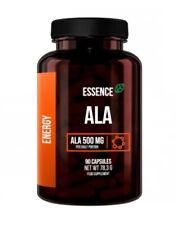Essence Alpha Liponsäure ALA  500mg (2 kapseln) - 90 Kapseln (Alpha Lipoic Acid)