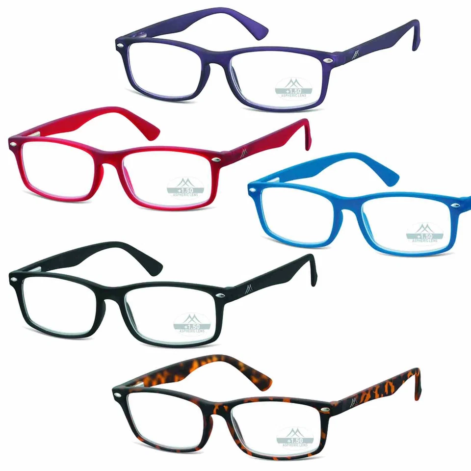 Montana Eyewear MR83 leichte modische Lesebrille Kunststoff & Etui by EYE-NET