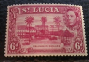 St. Lucia. Scott's # 119. mh. Columbus Square. sal's briefmarkenladen. - Bild 1 von 1