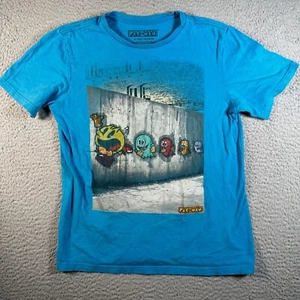 Pac-Man Tee Shirt Youth XL Short Sleeve Stretch Video Game Vintage Tee Shirt Top - Picture 1 of 11