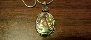 💥BLACK PEARL & SMOKEY QUARTZ  STERLING- PENDENT & NECKLACE- SIZE 16💥 - Picture 1 of 6