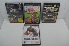 PS2 Games NBA Live 06 Jimmy Neutron Boy Genius Piglets Big Game Playstation 2