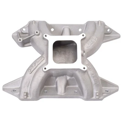 Edelbrock Intake Manifold 5091; Torker II Satin Aluminum for Chrysler 413-440 - Image 1 of 2