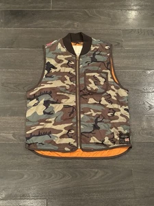 Denim & Supply RL Military Camo American Flag Quilted Vest New/w Macy’s Tag - Picture 1 of 15
