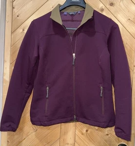 IBEX Peak Climawool Softshell Jacket Women’s Medium Full Zip Wool Purple T735 - Picture 1 of 8