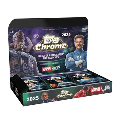  2025 Topps Marvel Studios Chrome® - Hobby Box ✅Confirmed Pre-Order✅ - Imagen 1 de 2