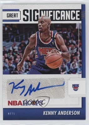 Aros de la NBA Panini 2021-22 gran significado Kenny Anderson #GS-KAN automático Foto 1 de 2
