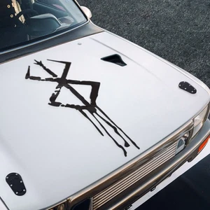 Hood Sacrifice Symbol Tattoo Guts Swordsman Branded Eclipse Griffith Vinyl Decal - Picture 1 of 2