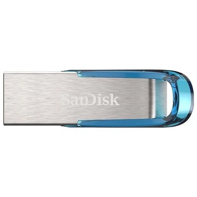 Sandisk Chiavetta USB 64GB ULTRA FLAIR Silver e Blue SDCZ73 064G G46B - Immagine 1 di 4