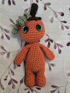 Crochet Impkin Pumpkin Handmade Pumpkin Impkin Crocheted Halloween Pumpkin - Picture 1 of 9