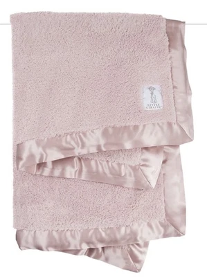 NEW ~Little Giraffe Chenille Baby Blanket Pink 29" x 35" - Image 1 of 2