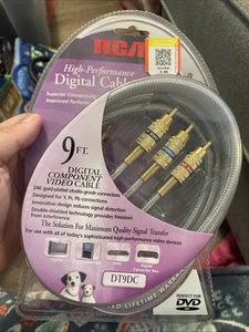 RCA High Performance Digital Audio Video Cable New Sealed 9ft 24kt Gold Plated - Picture 1 of 1