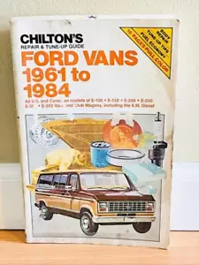 Guía de reparación y puesta a punto de Chilton's Ford Furgonetas 1961-1984 E-100 150 200 250 300 350 - Imagen 1 de 1