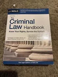 The Criminal Law Handbook : Know Your Rights, Survive the System - Bild 1 von 4
