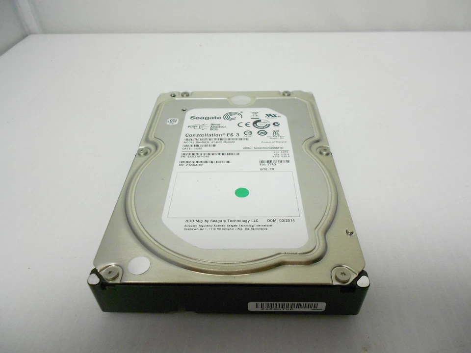 Seagate 4TB 7.2K SAS Server Storage Hard Drive HDD 3.5'' ST4000NM0023 Dell HP - Image 1 of 1