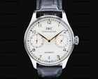 IWC IW500114 Portuguese 7 Day Automatic SS Silver Dial Rose Numerals
