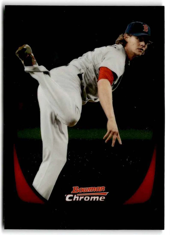2011 Bowman Chrome Clay Buchholz Boston Red Sox #130 - Image 1 of 2