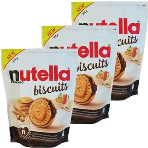N. 3 NUTELLA BISCUITS da 304gr - BISCOTTI DAL CUORE CREMOSO - Imagen 1 de 4