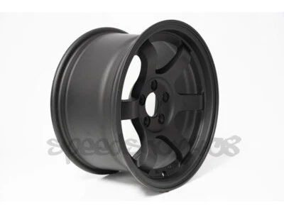 ROTA Grid Concave Wheels Black 15X8 +20 5X114 Type R EVO Eclipse DSM DRAG — 第 1/3 张图片