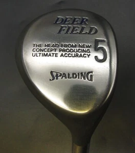Vintage Spalding Deer Field 5 Wood Regular Graphite Shaft Spalding Grip - Picture 1 of 6
