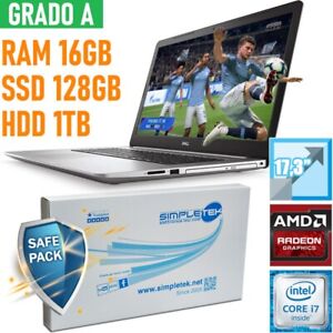 Notebook Gaming Dell Inspiron 17 17,3 " 16GB 128GB SSD+ 1TB HDD Radeon R7
