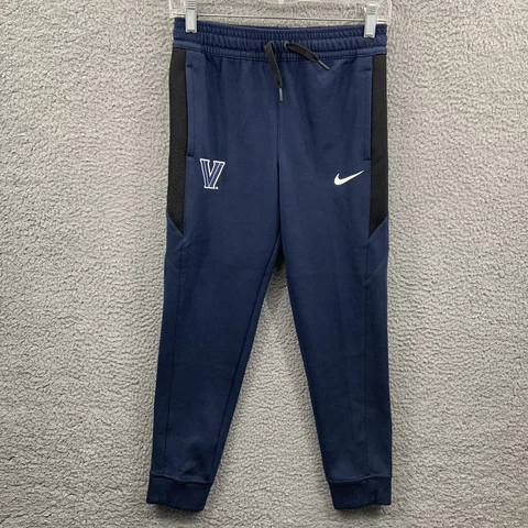 Nike Boys Villanova Wildcats Pant Size Medium Blue Basketball DriFIT Performance Cover