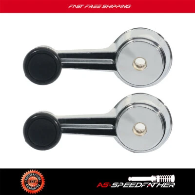 Manivela de ventana izquierda y derecha 2x para Jeep Cherokee Wagoneer Wrangler Foto 1 de 4